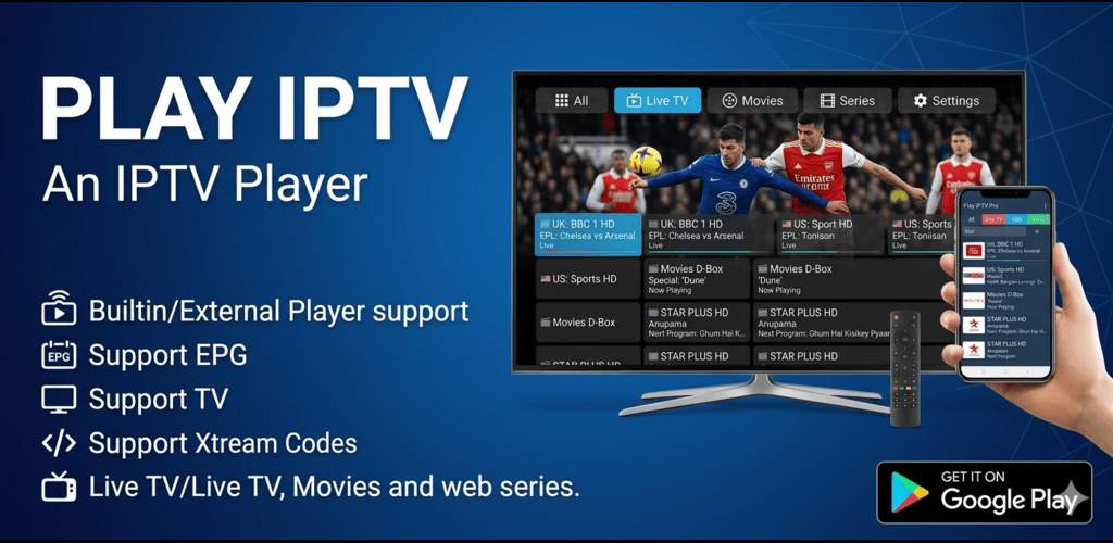 Play IPTV-IPTV Player
